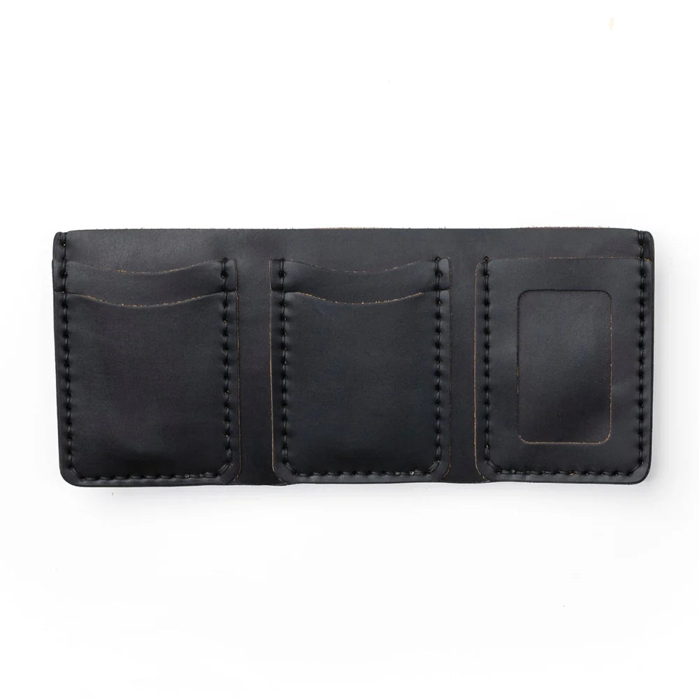 Men's Classic Tri-Fold Leather Wallet with ID Window | Multiple Color's